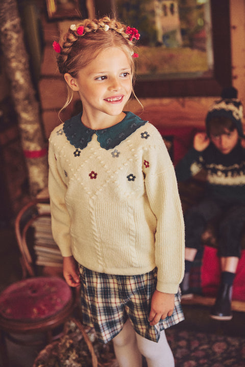 Cream Cable Knit Jumper