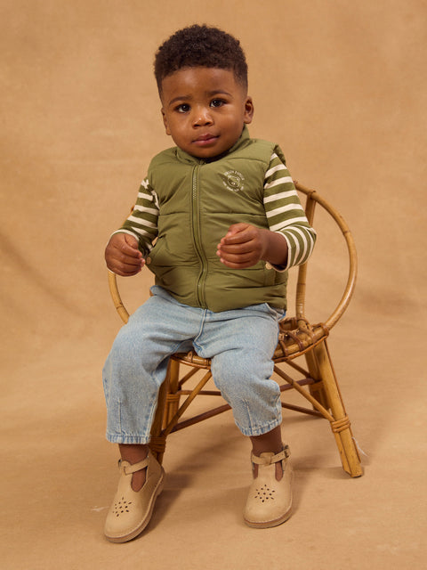 Sleeveless Green Gilet