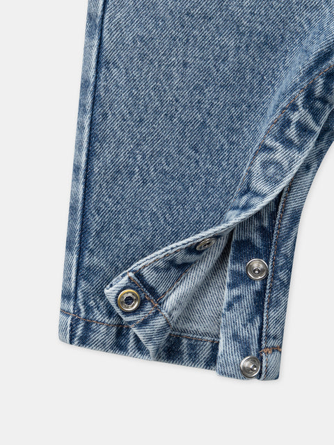 Blue Denim Dungarees