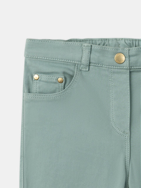 Green Denim Jeans