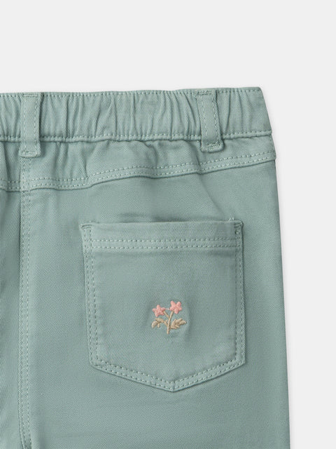 Green Denim Jeans