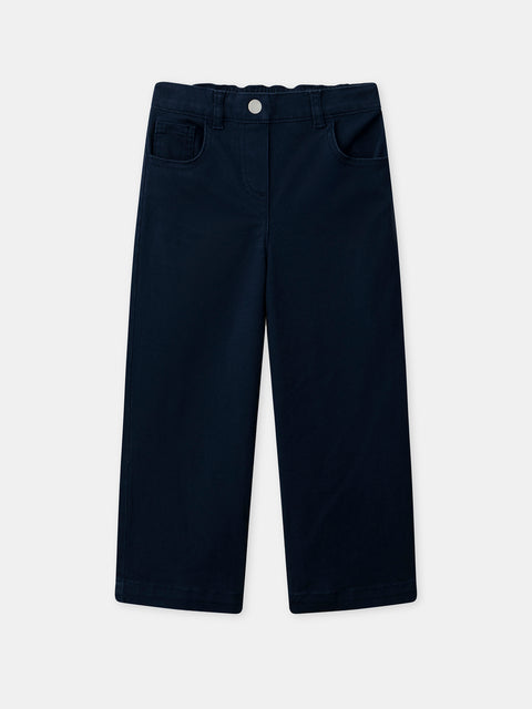 Dark Navy Wide Leg Denims