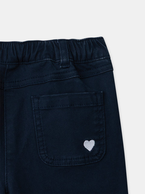 Dark Navy Wide Leg Denims