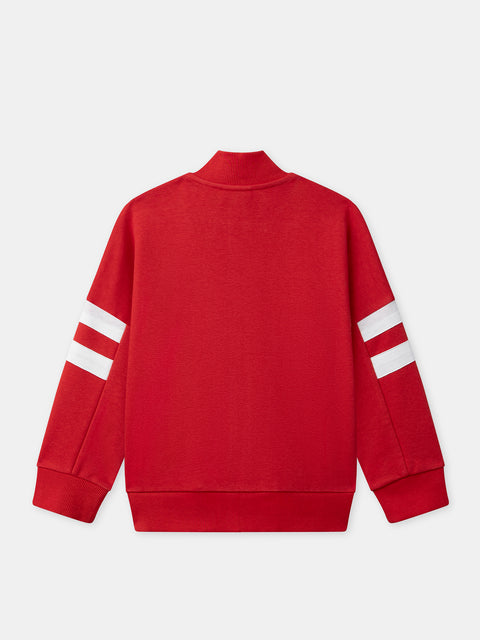 Red Organic Cotton Hoodie