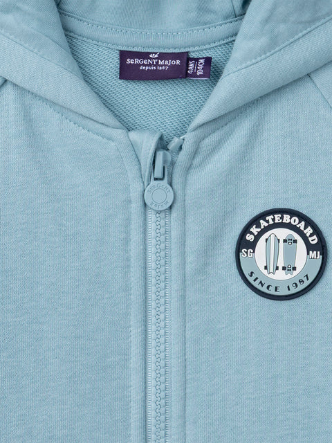Blue Organic Cotton Sweatshirt