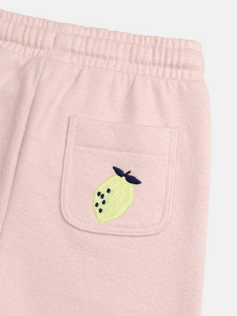 Graphic Print Cotton Sweatshirt & Matching Joggers