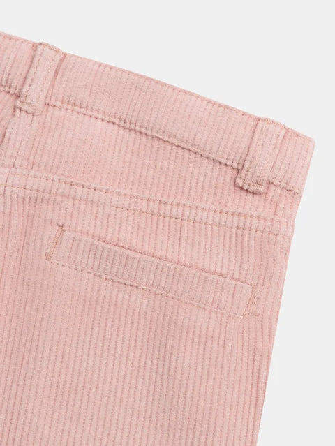 Pink Corduroy Shorts
