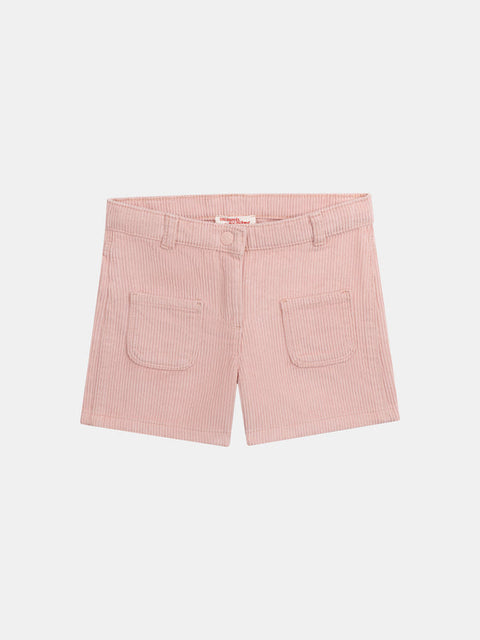 Pink Corduroy Shorts