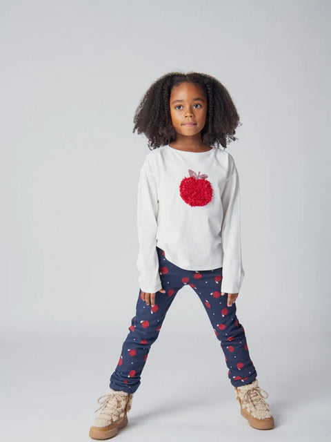 3D Apple Design Cotton T-shirt