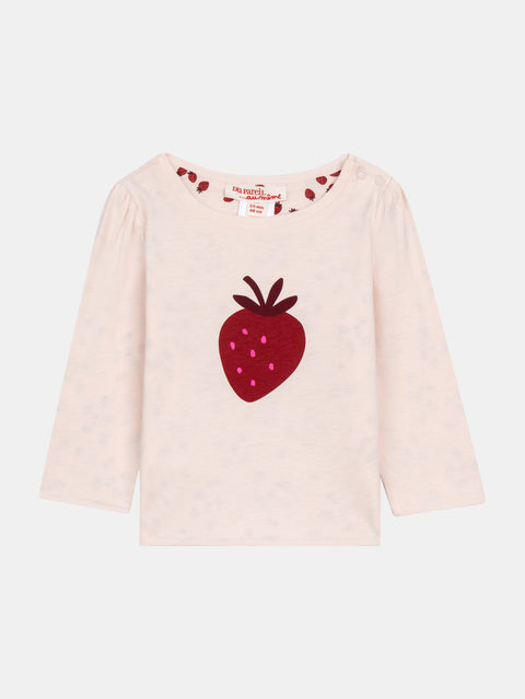 Reversible Pink Cotton T-shirt