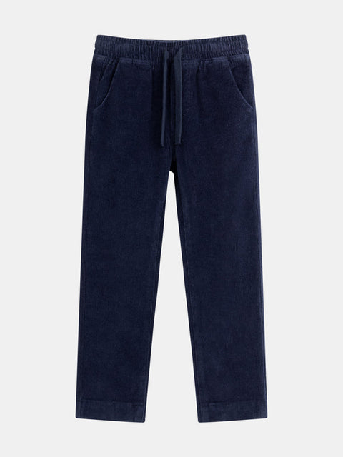 Navy Corduroy Trousers