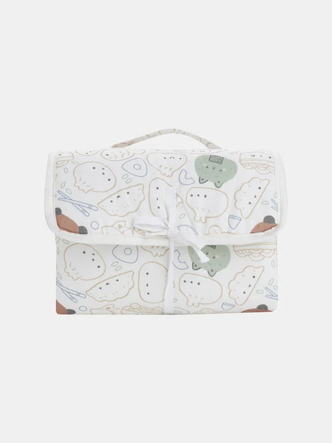 Printed Cotton Gauze Changing Mat