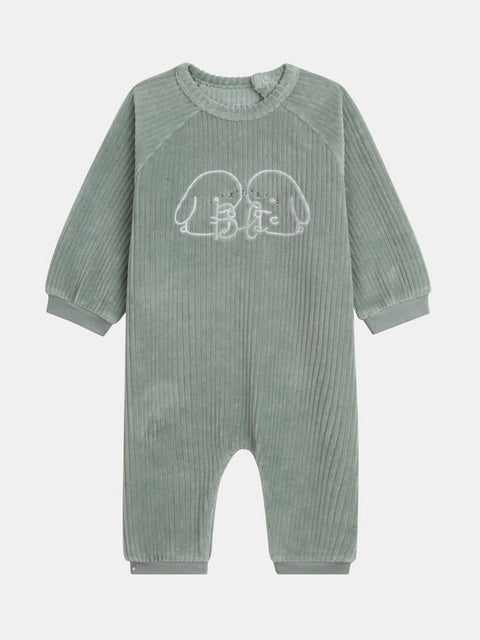 Sage Green Velour All In One
