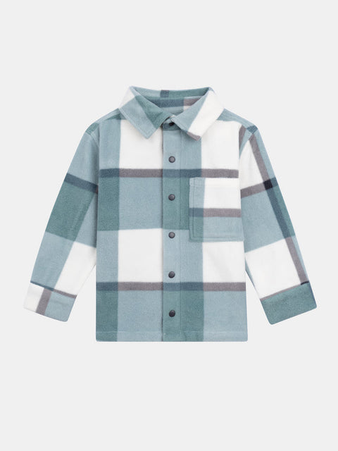 Green Check Polar Fleece Shirt