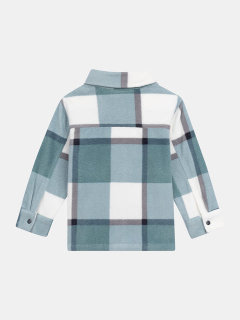 Green Check Polar Fleece Shirt