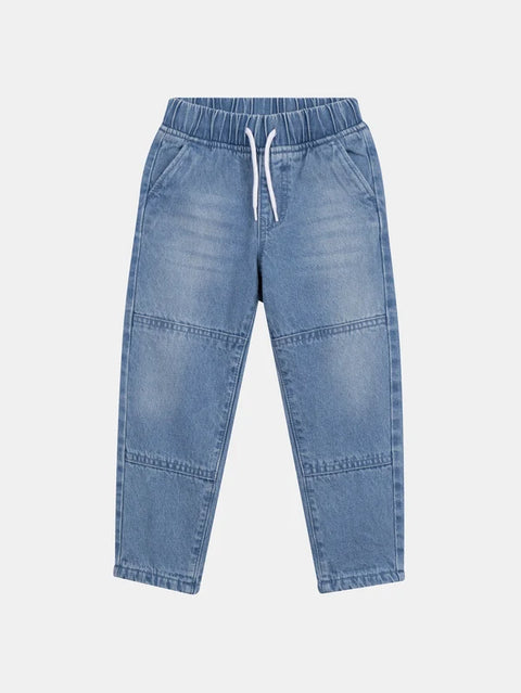 Micropolar Lined Blue Denim Jeans