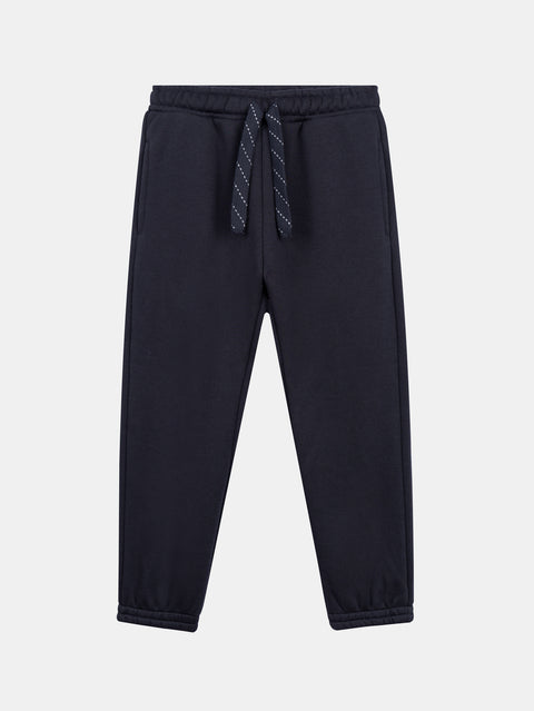 Charcoal Grey Cotton Fleece Joggers