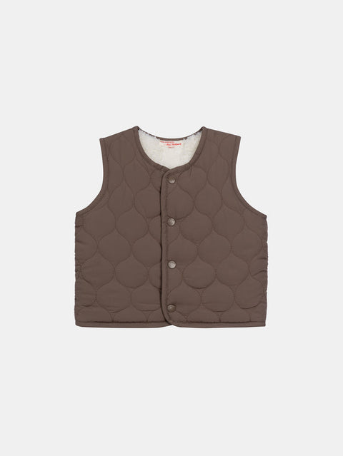 Reversible Chocolate Brown Gilet