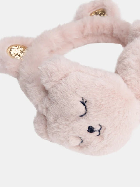 Pink Faux Fur Cat Ear Muffs