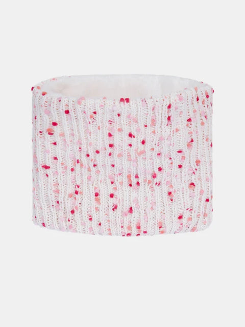 Off White Faux Fur Lined Snood