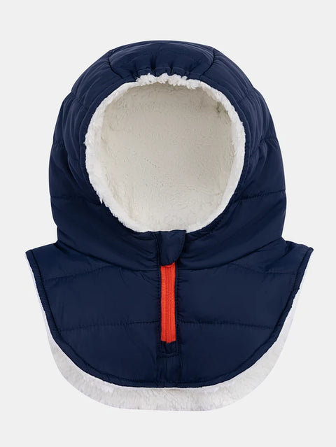 Reversible Navy Sherpa Waterproof Cagoule
