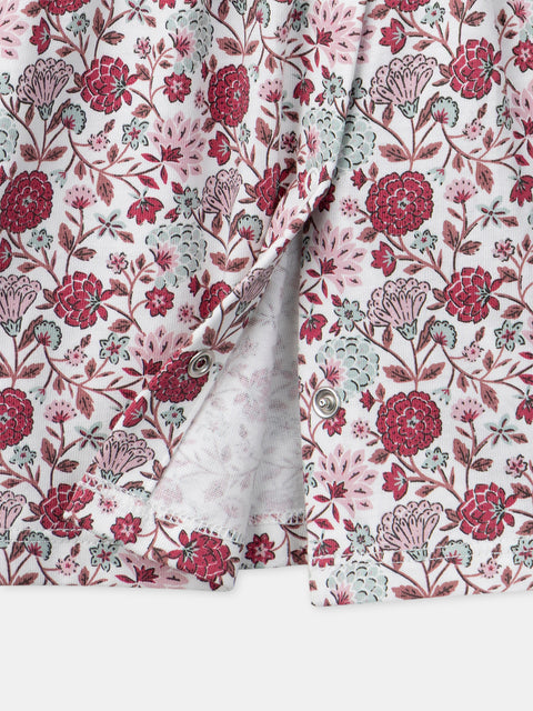 Floral Print Cotton T-shirt