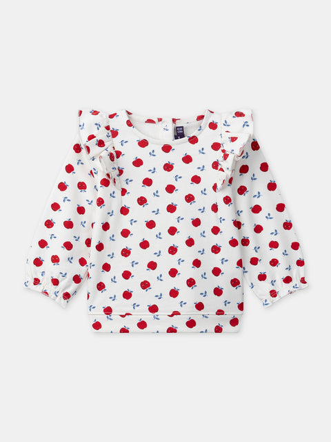 Apple Print Top With Leggings