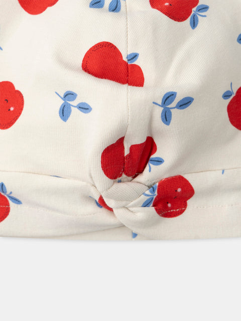 Apple Print Cotton Hat