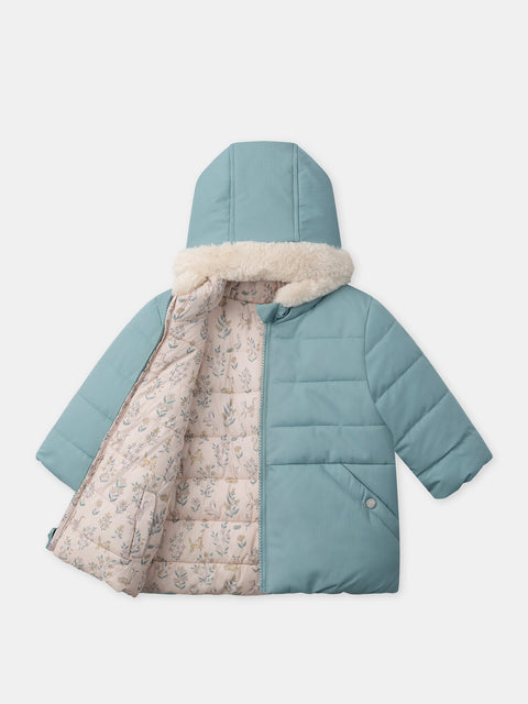 Reversible Floral Print Padded Jacket