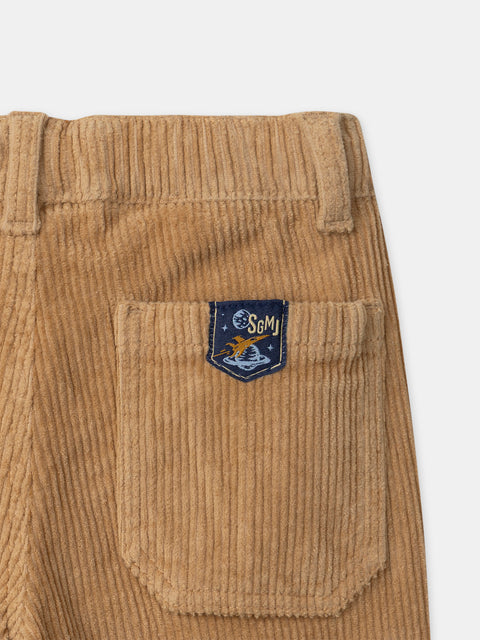 Jersey Lined Corduroy Trousers