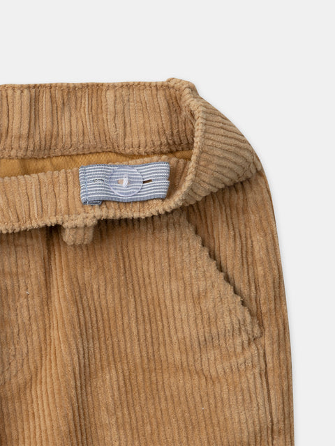 Jersey Lined Corduroy Trousers