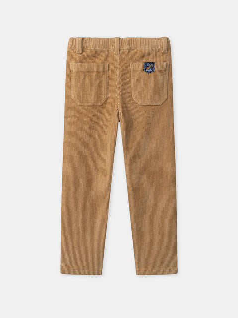 Jersey Lined Corduroy Trousers