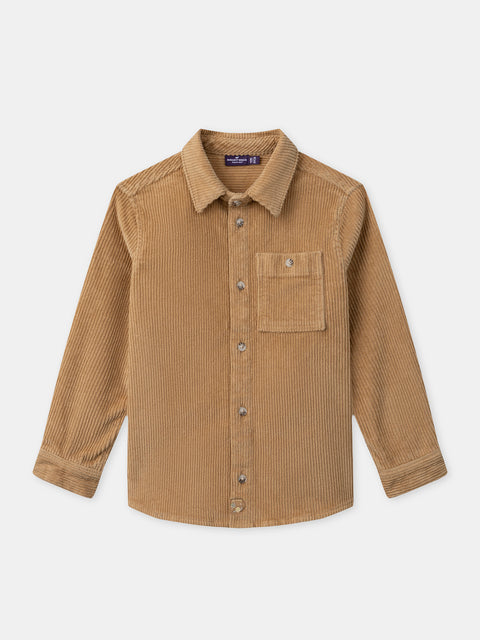 Camel Corduroy Shirt