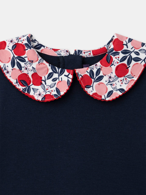 Lined Apple Print Dress