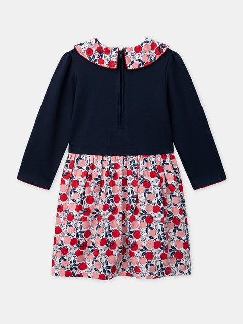 Lined Apple Print Dress