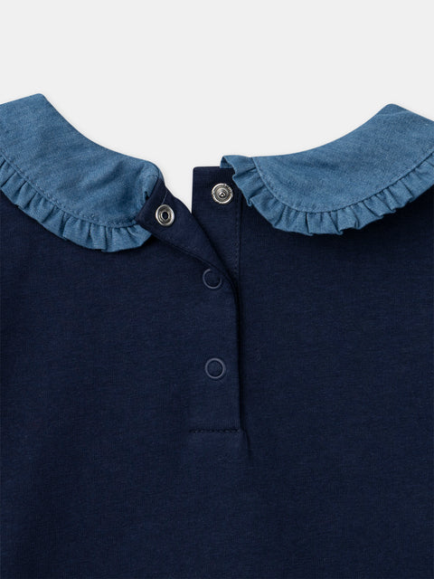 Navy Cotton T-shirt