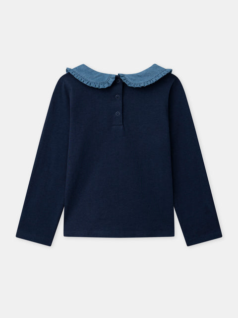 Navy Cotton T-shirt