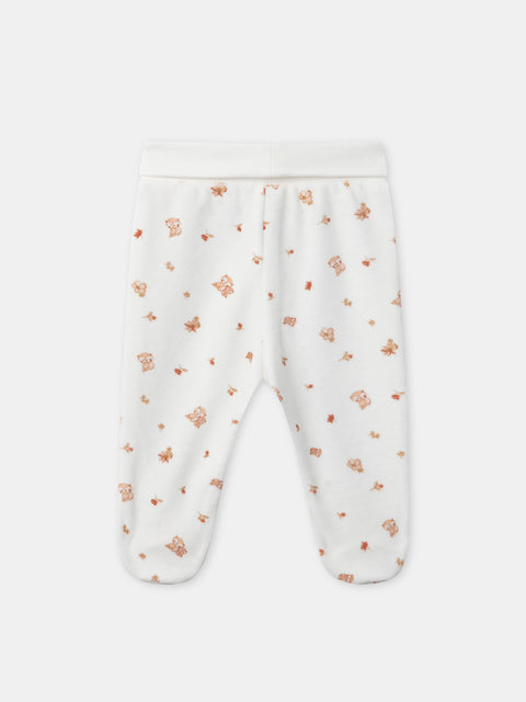 Newborn Pink Velour Pyjamas