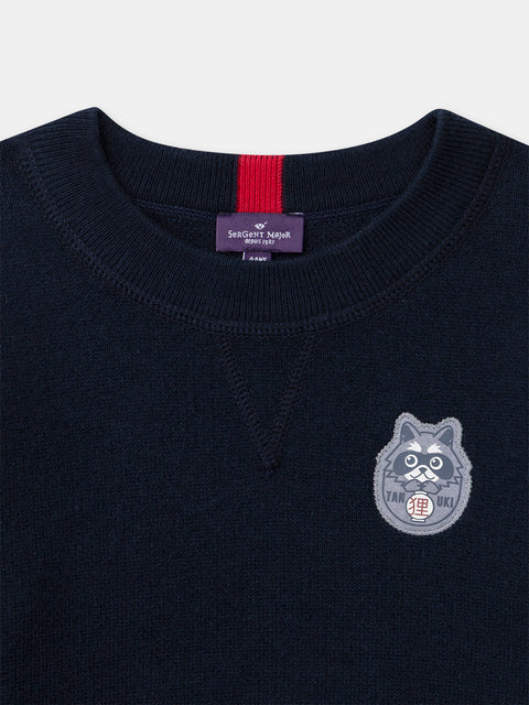 Navy Cotton Jumper