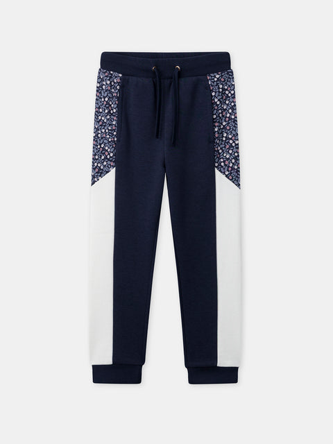 Navy Cotton Fleece Joggers