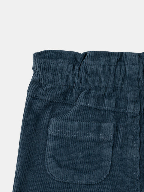 Turquoise Corduroy Shorts