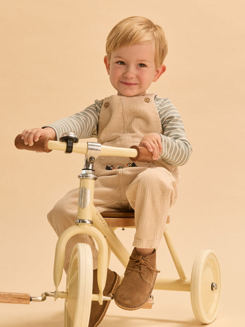 Cream Corduroy Dungarees