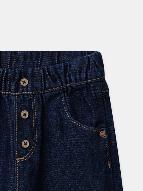 Dark Blue Denim Jeans