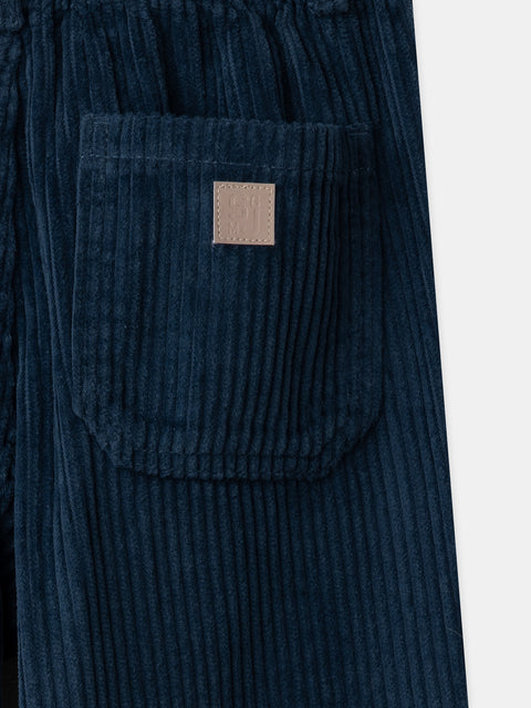 Blue Corduroy Trousers