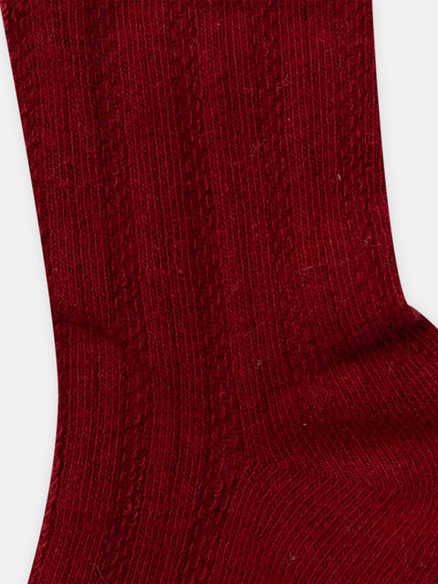 Bordeaux Cotton Rich Tights