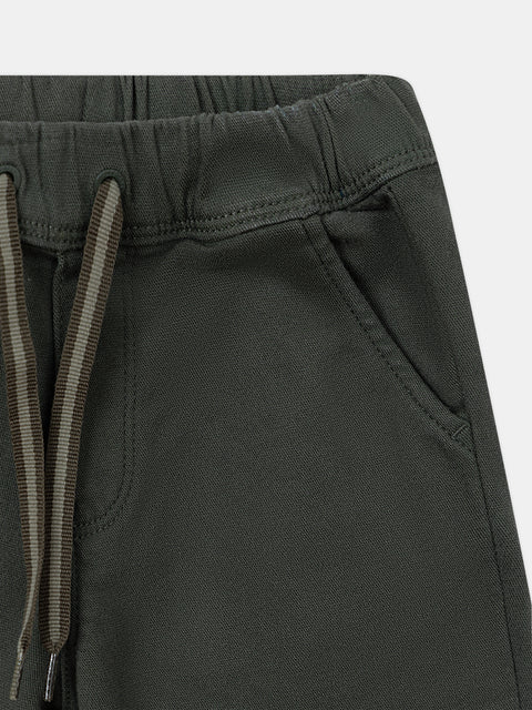 Green Elasticated Waist Trousers