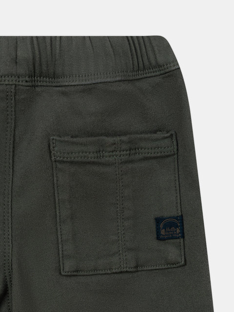 Green Elasticated Waist Trousers