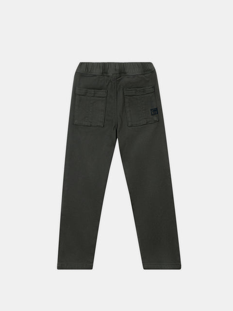 Green Elasticated Waist Trousers