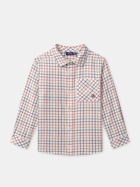 Check Cotton Flannel Shirt