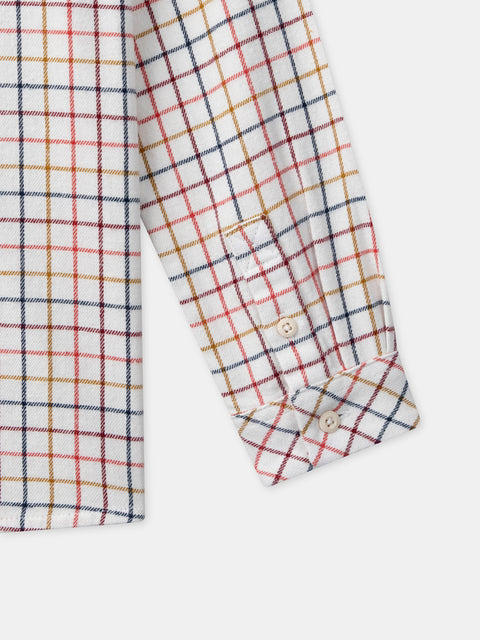 Check Cotton Flannel Shirt